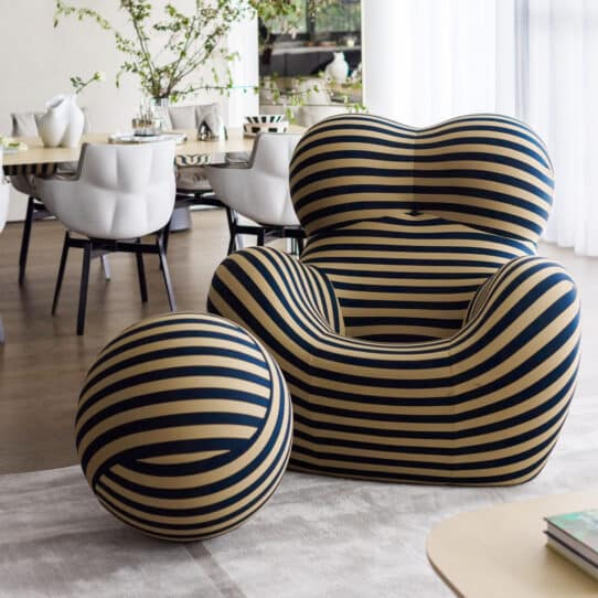 La Mamma Up 5 and Up 6 Replica Chair & Ottoman - Gaetano Pesce Iconic Design