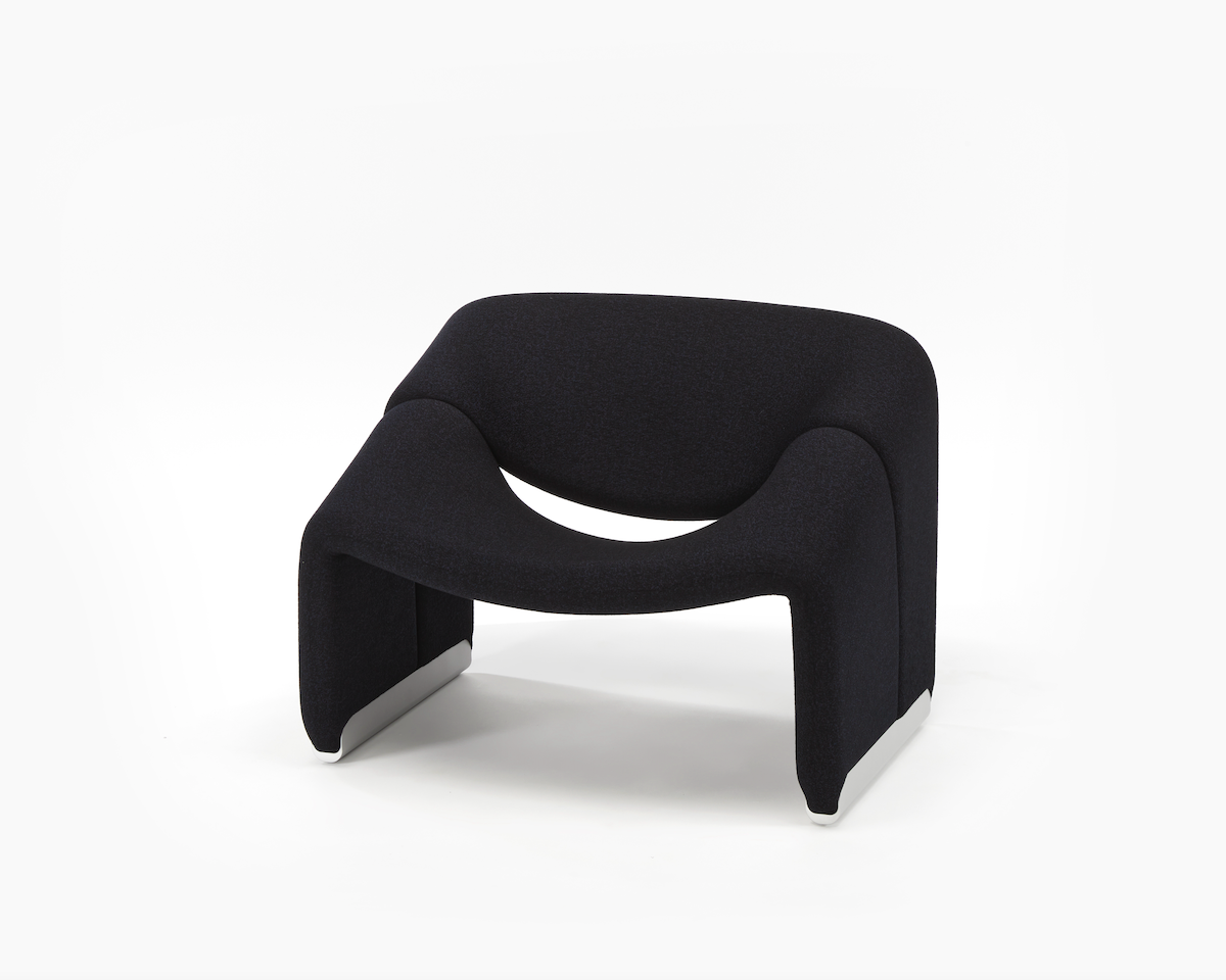 Pair of Pierre Paulin F580 1st Edition Groovy Chairs in Pierre Frey Fabric - Artifort