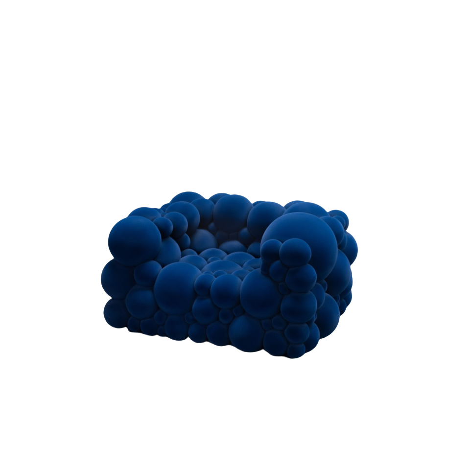 Organic Tufted Club Chair