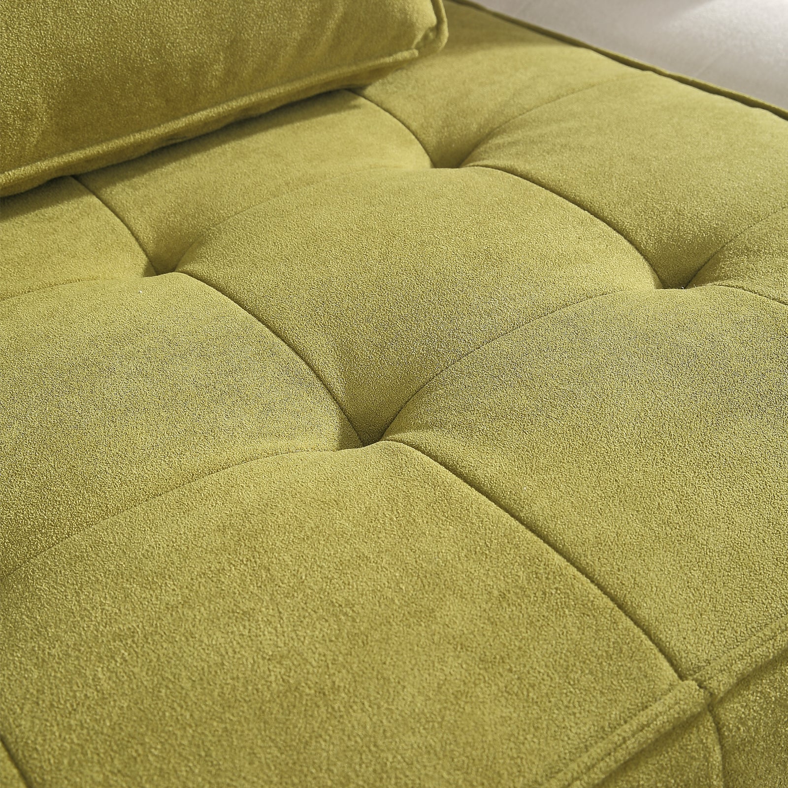 Compressed Multi-Color Modular Single Seats | Vintara Design – Big & Small Tufted Sofa Modules