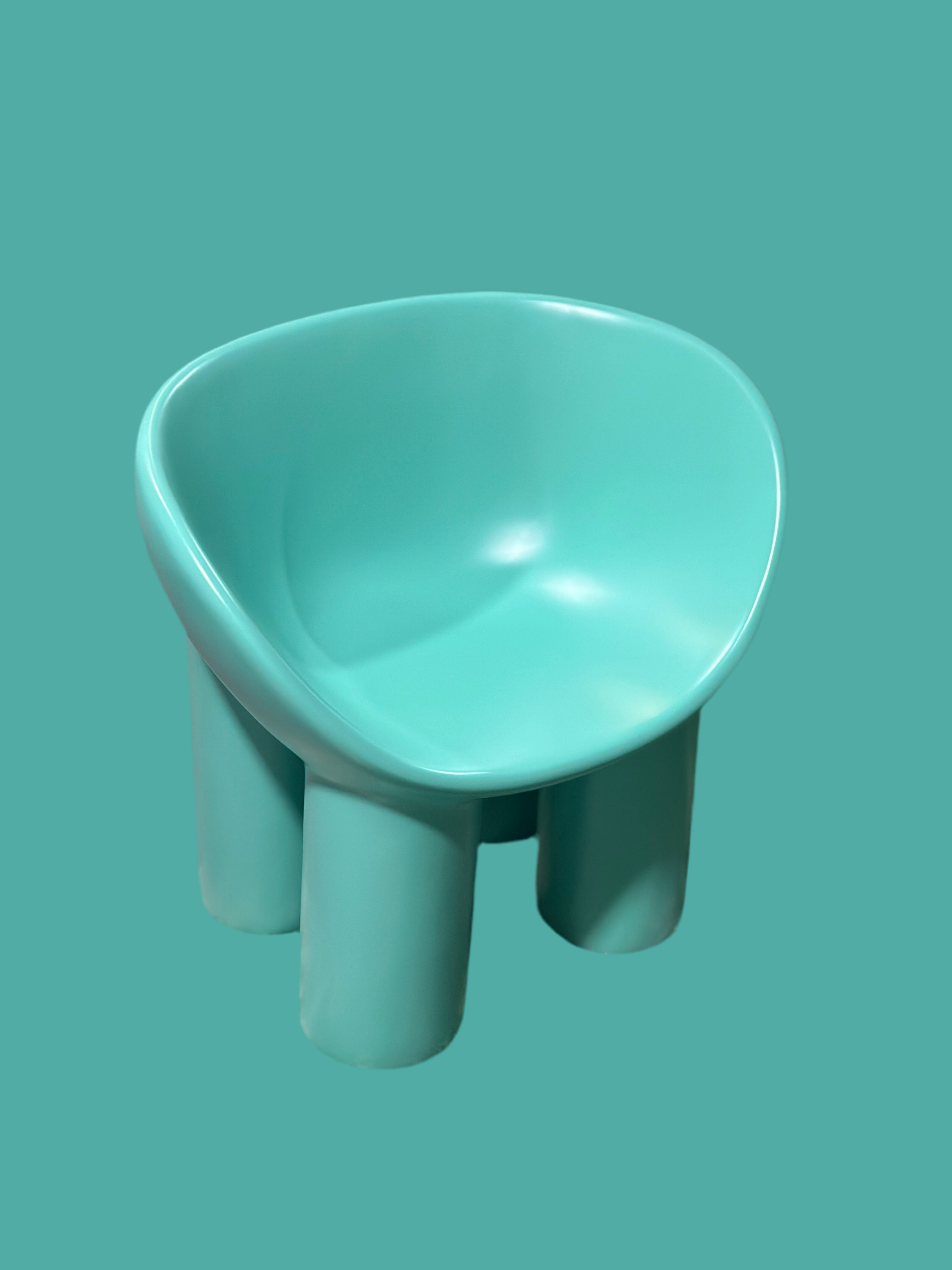 Roly Poly Fiberglass Armchair