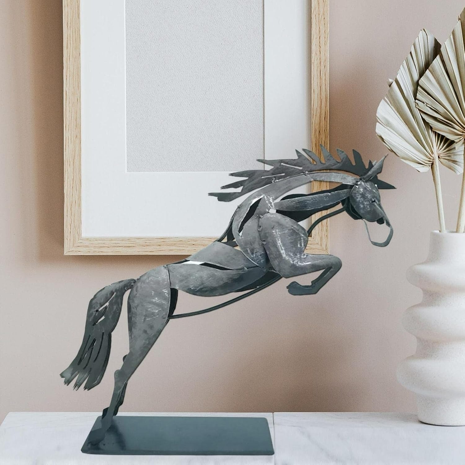 Metal Horse Sculpture Decor for Modern Homes