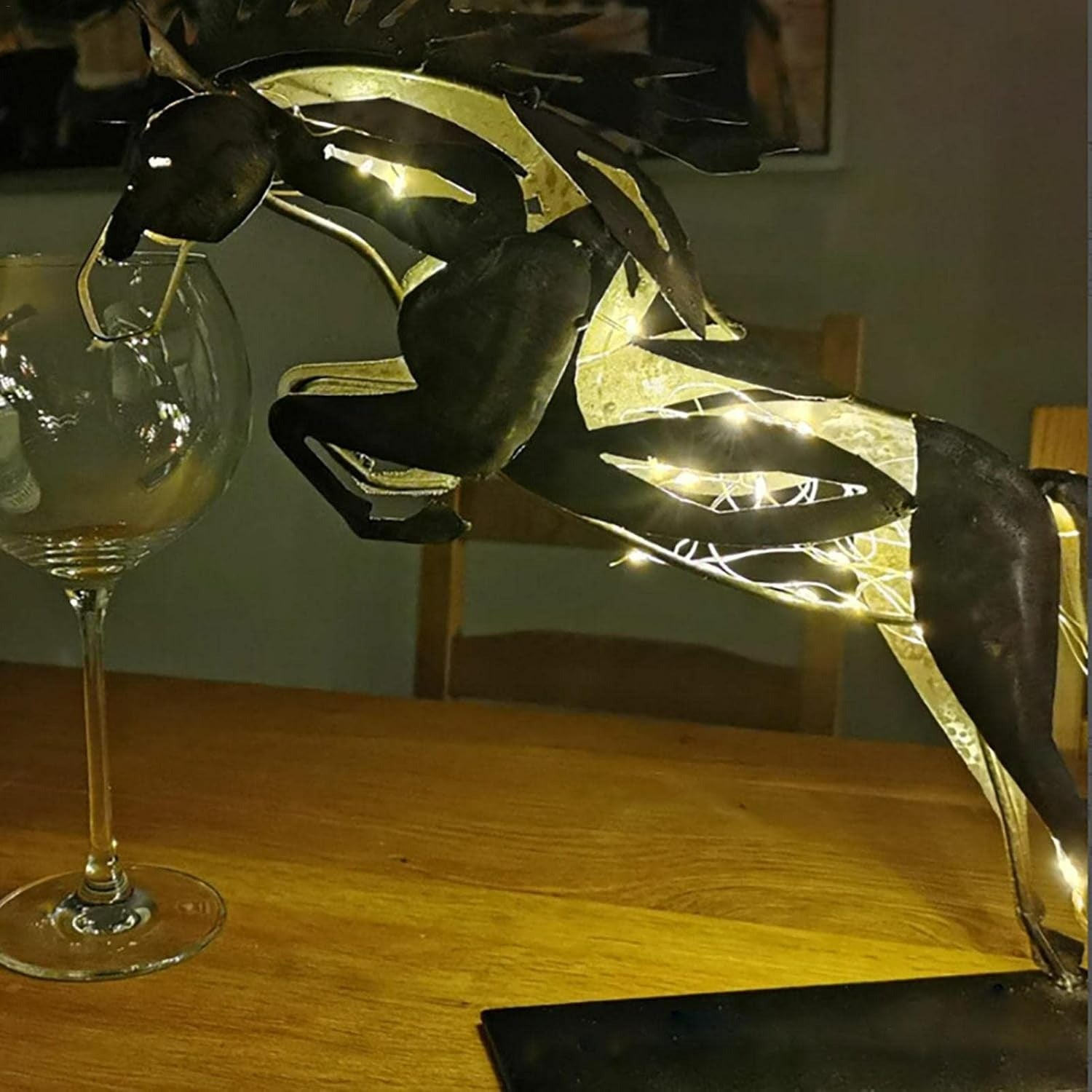 Metal Horse Sculpture Decor for Modern Homes