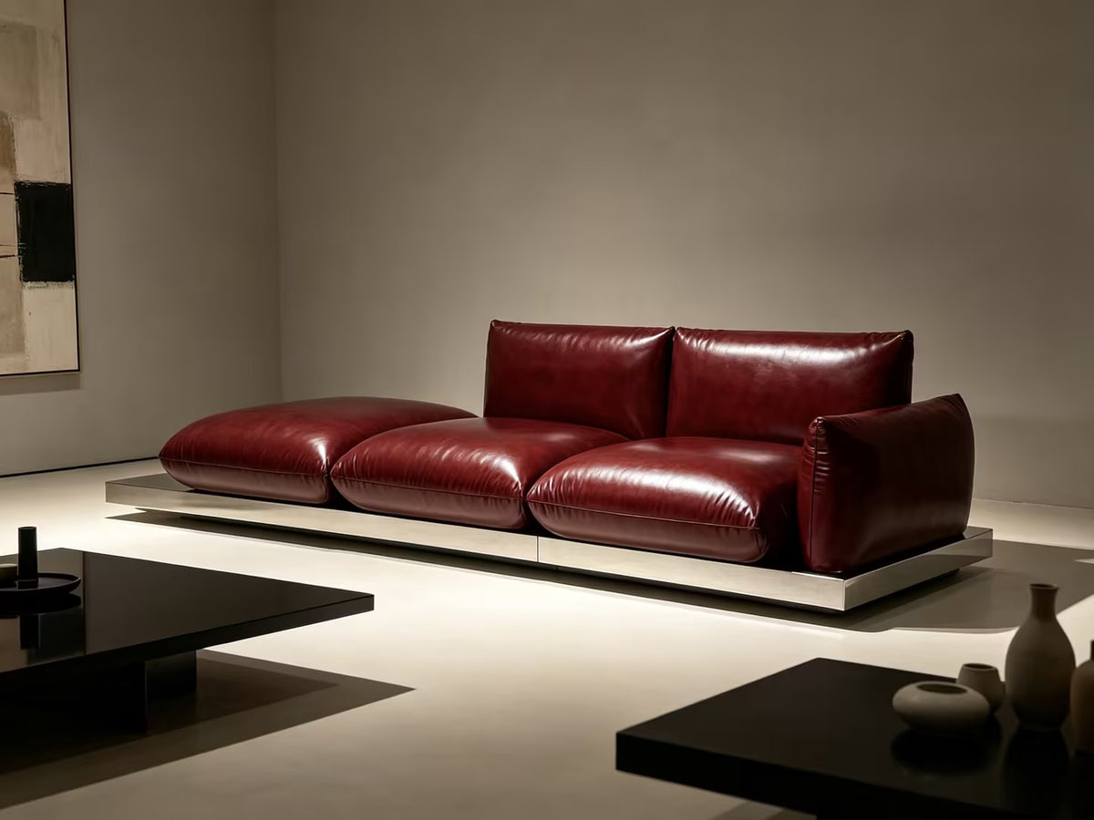 Le Mura Modular Leather Sofa