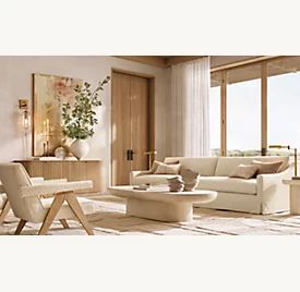 Milos Oak Media Console