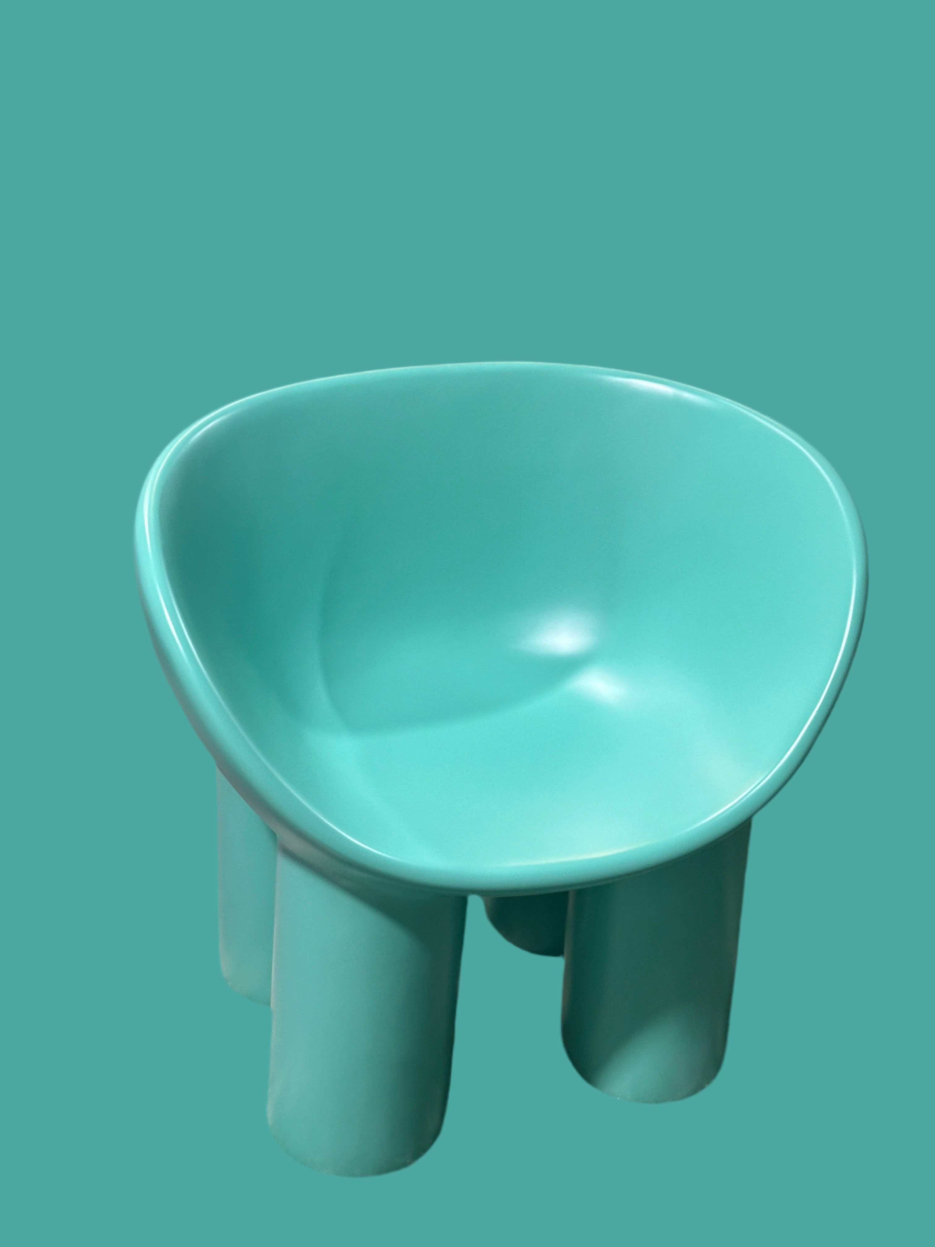 Roly Poly Fiberglass Armchair