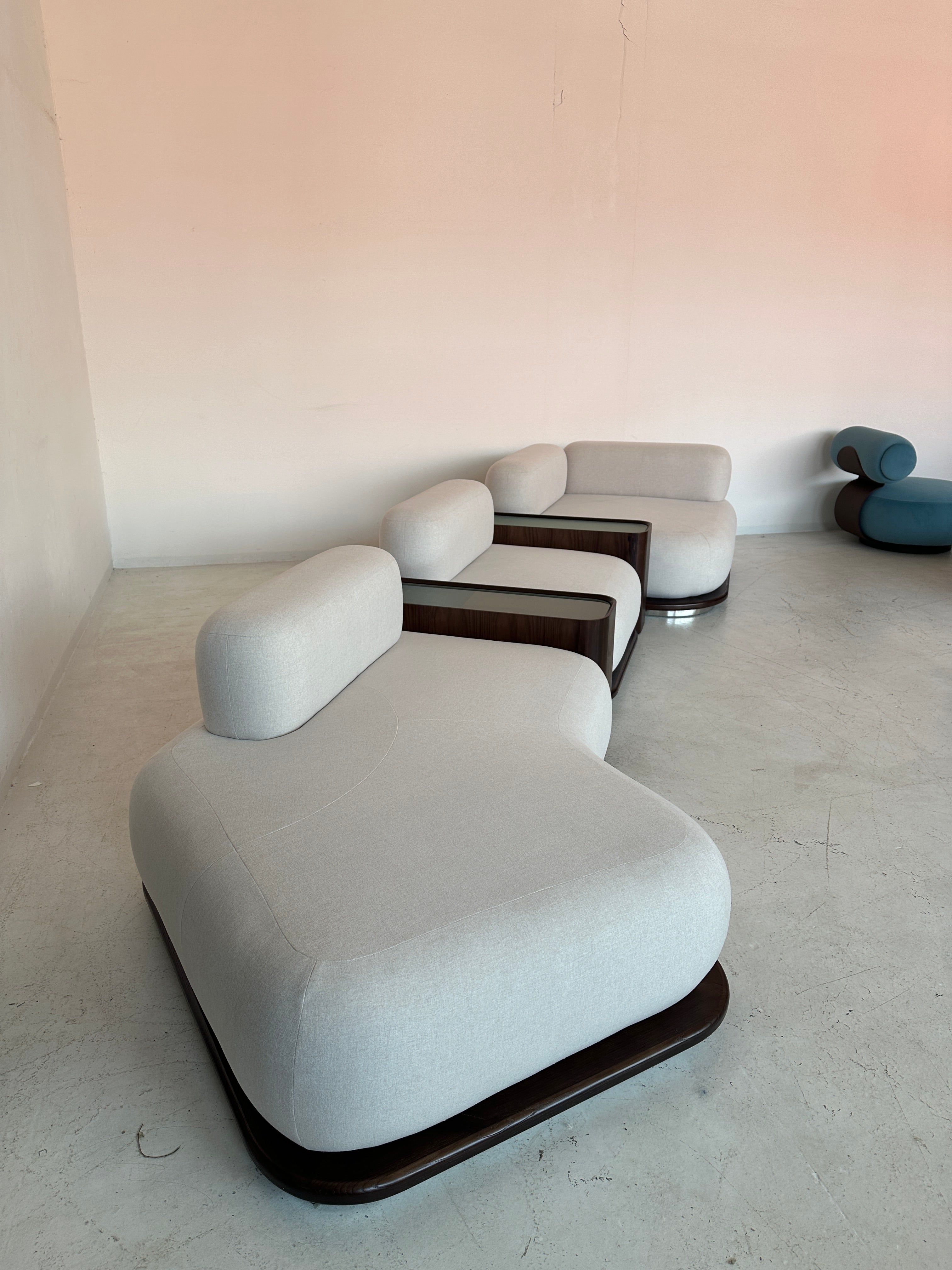 Lena Sofa - Modern Luxury Coastal Chic Lounge