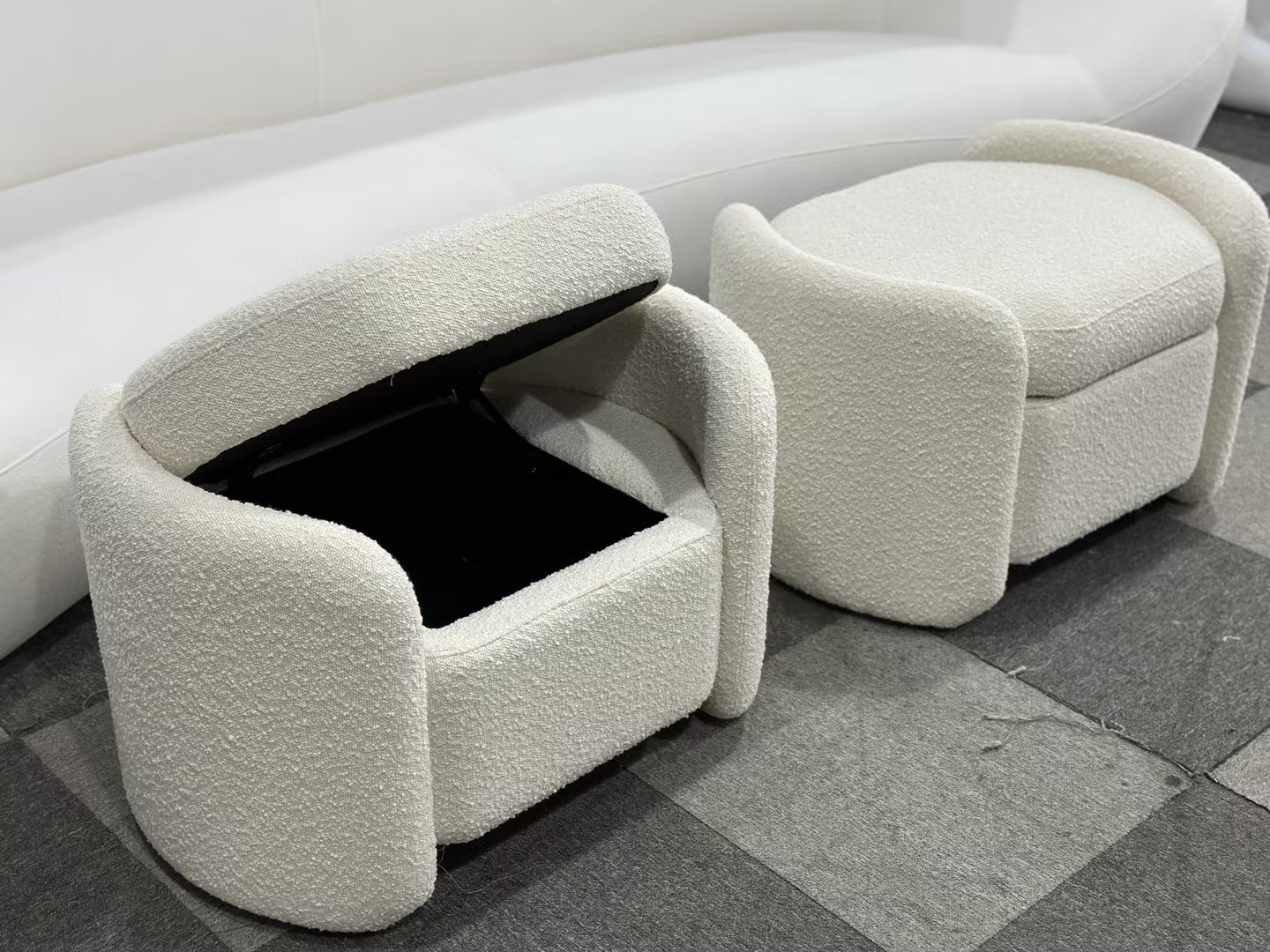 Loma Boucle Storage Bench