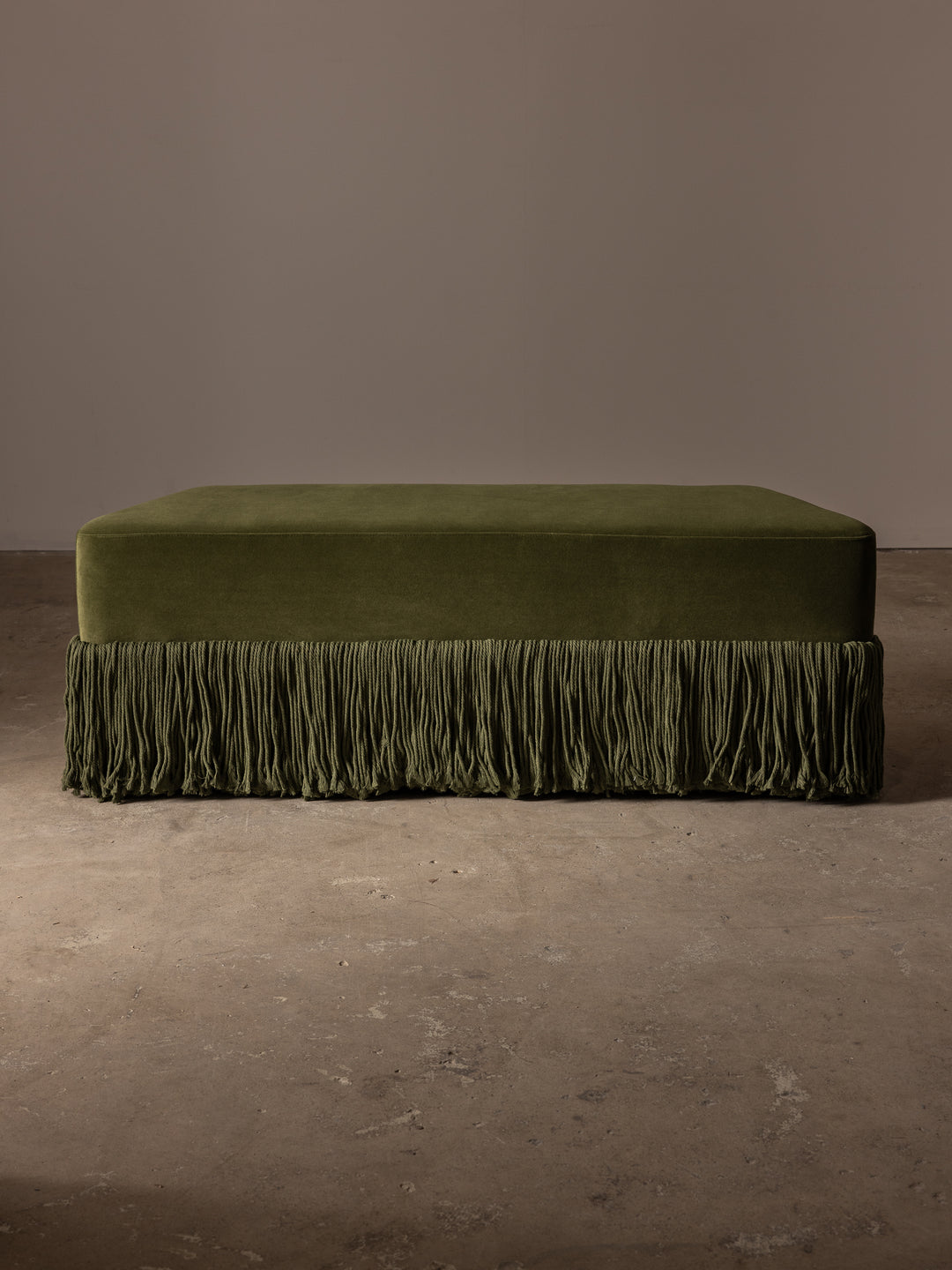 130×35×46cm Luxury Tassel Velvet Bench
