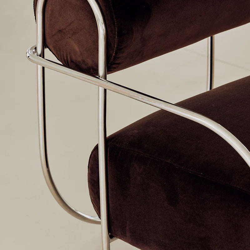 Chromeo Armchair with footrest (Sorrento)