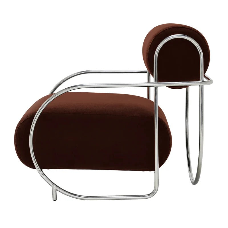 Chromeo Armchair with footrest (Sorrento)