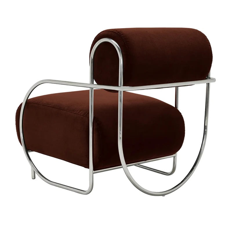 Chromeo Armchair with footrest (Sorrento)