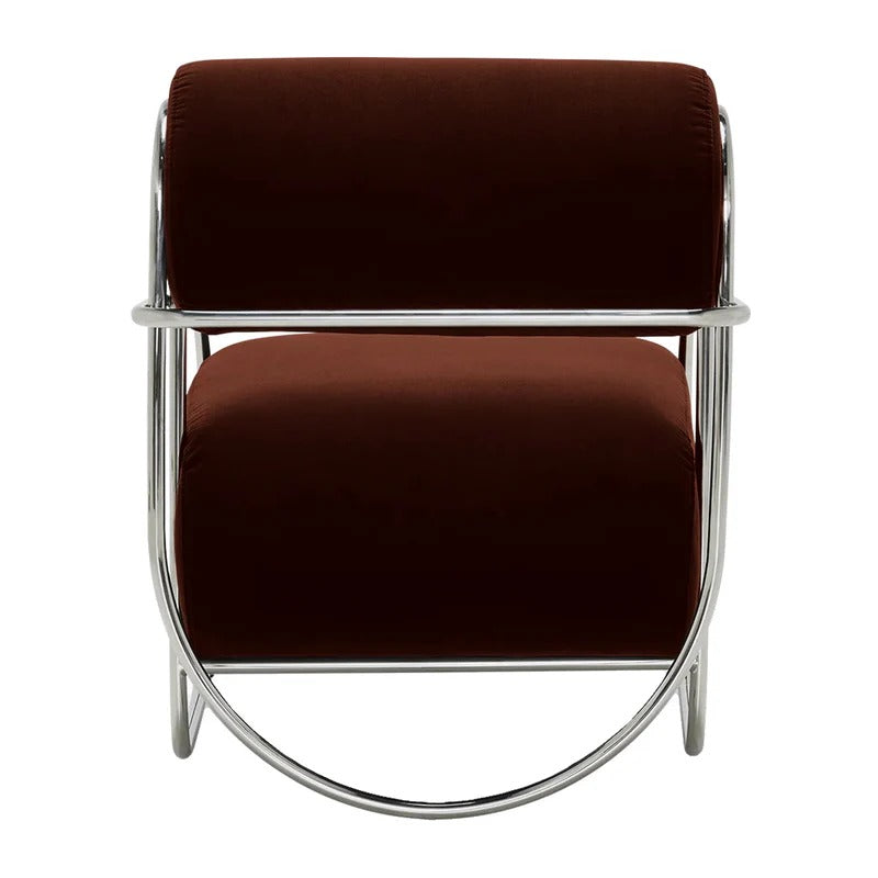 Chromeo Armchair with footrest (Sorrento)