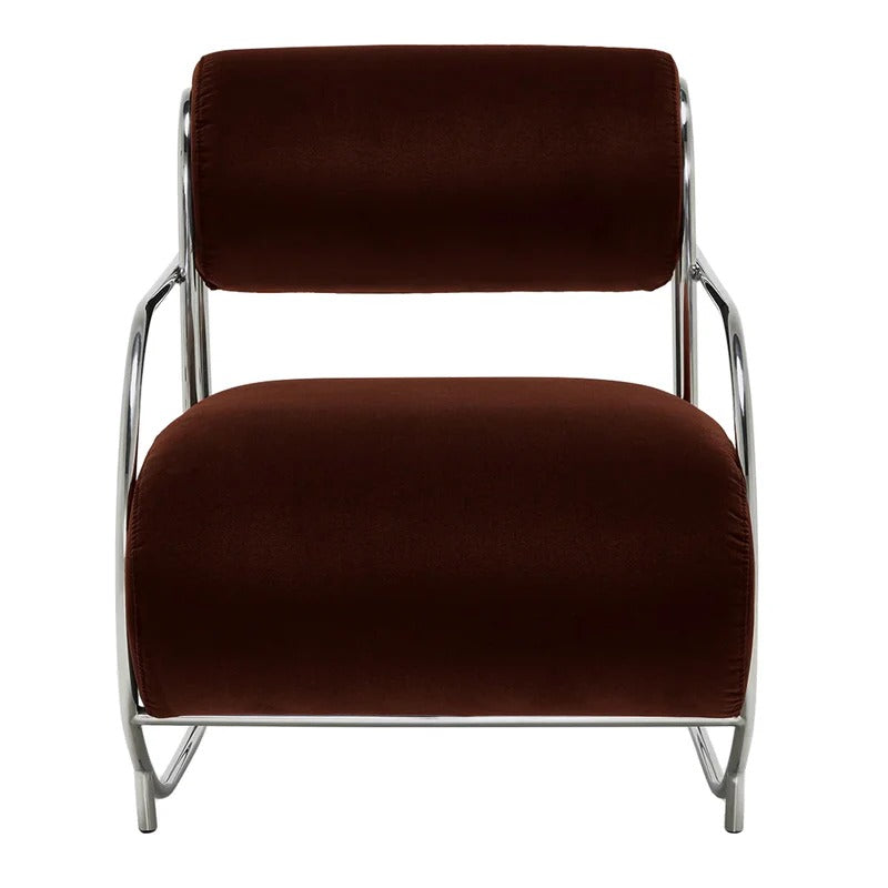 Chromeo Armchair with footrest (Sorrento)