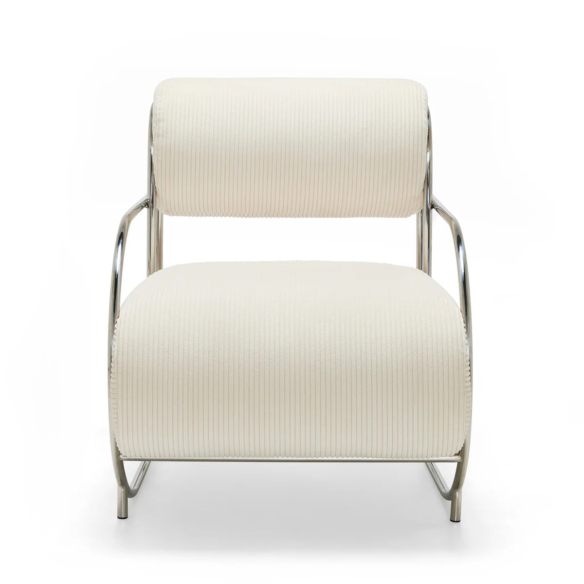 Chromeo Armchair with footrest