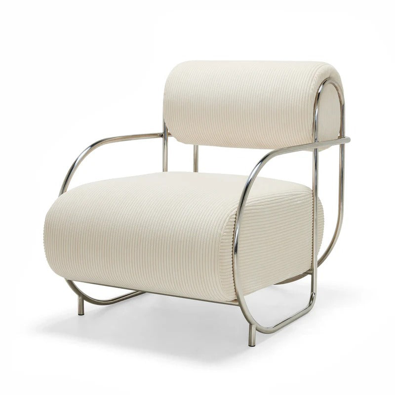 Chromeo Armchair with footrest