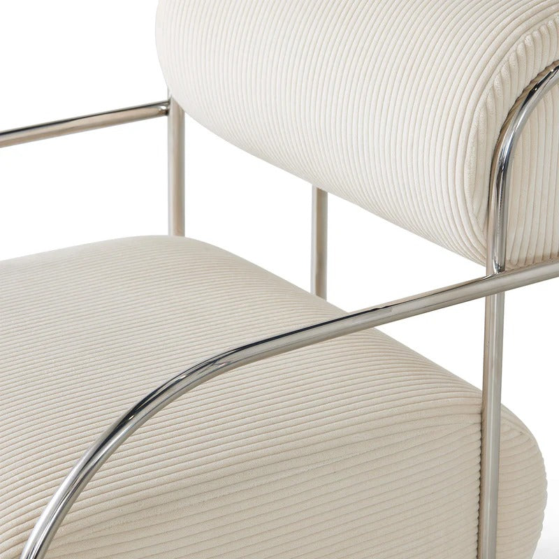 Chromeo Armchair with footrest (Sorrento)
