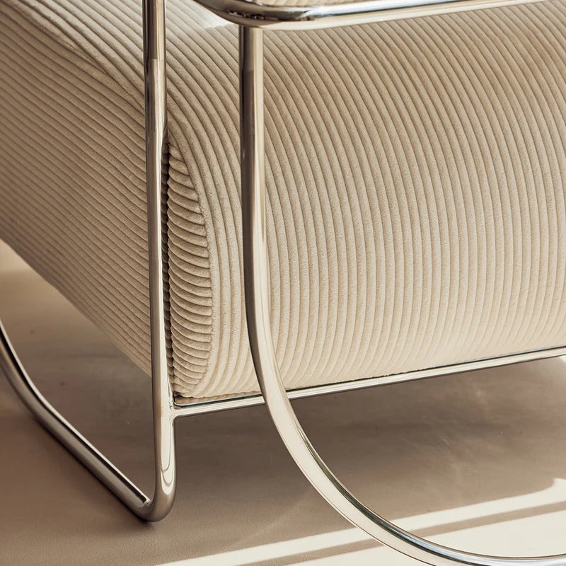 Chromeo Armchair with footrest (Sorrento)
