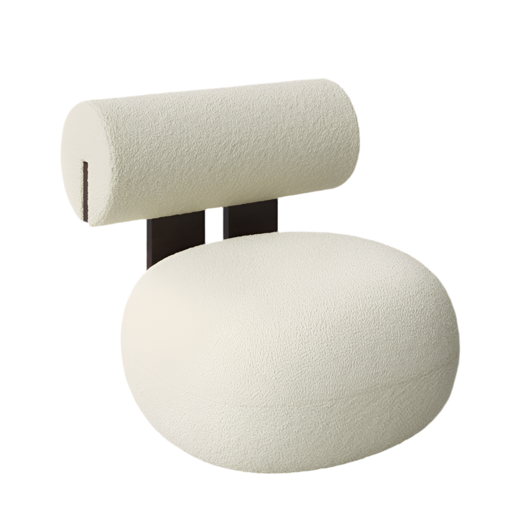 Eliot Slipper Chair 27.6" - Modern Minimalist Lounge