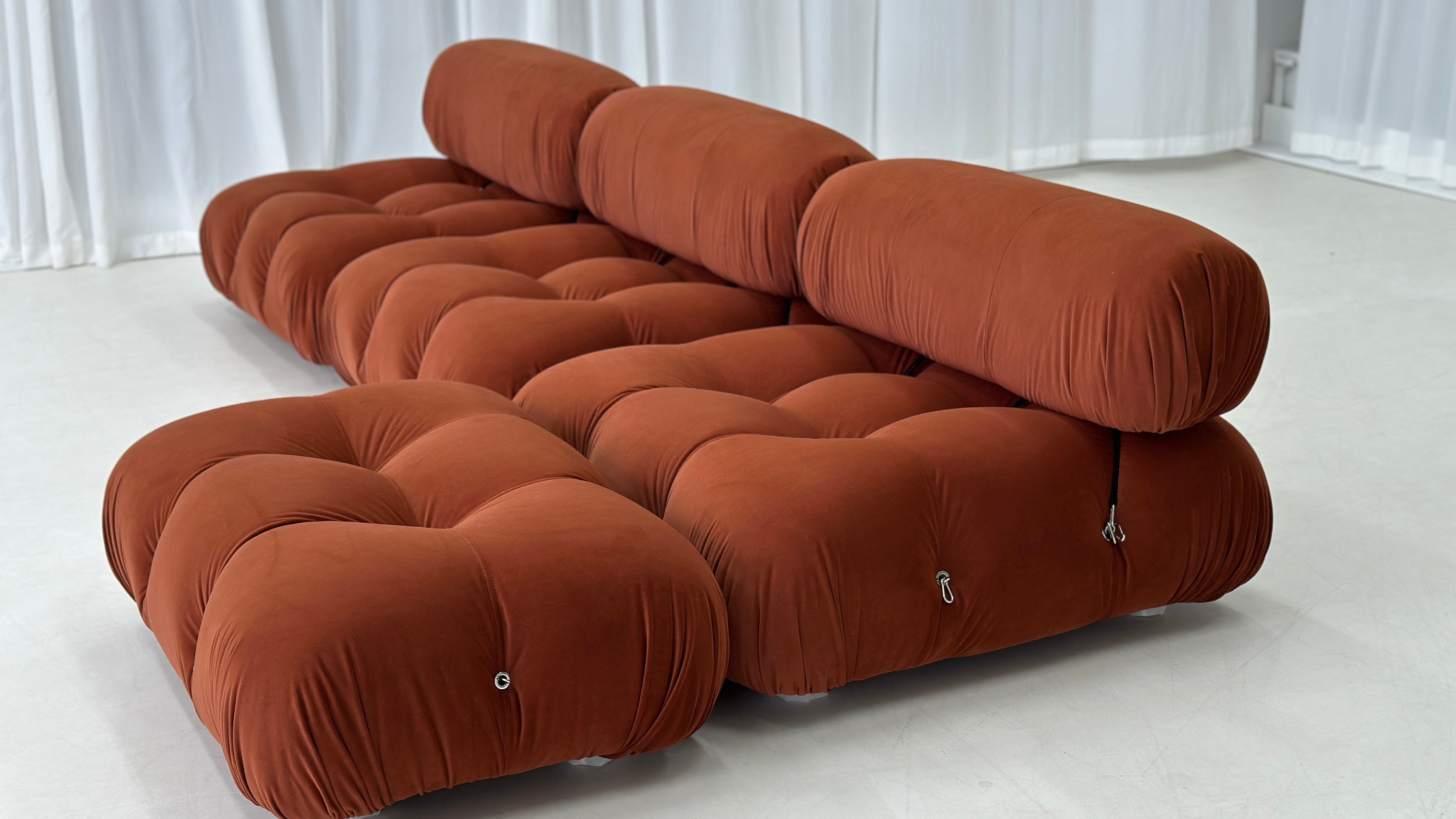 - Sleek Mid-Century Modern Sofa Inspired by Mario Bellini