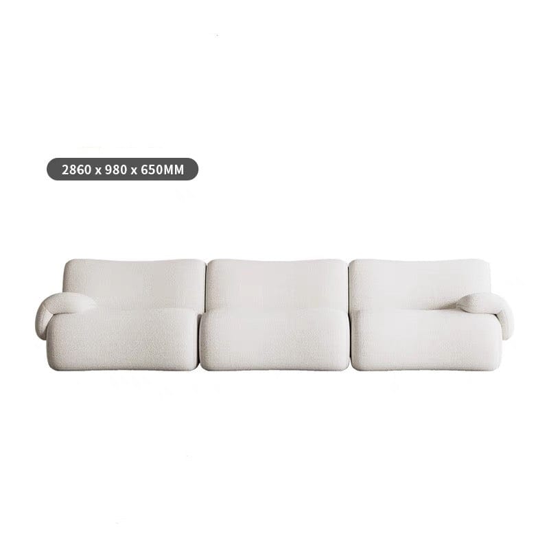 Lilac Sectional Designer Curve Sofa