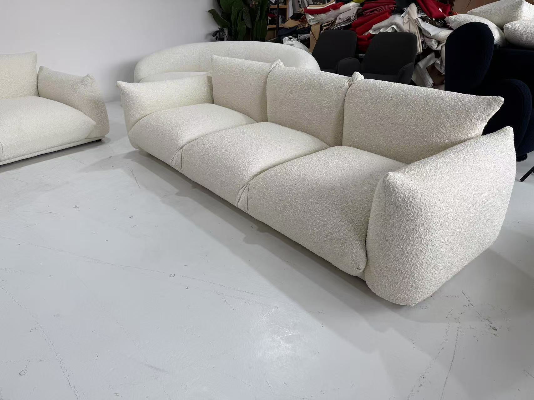 Spice Velvet Marenco Three Seater Sofa