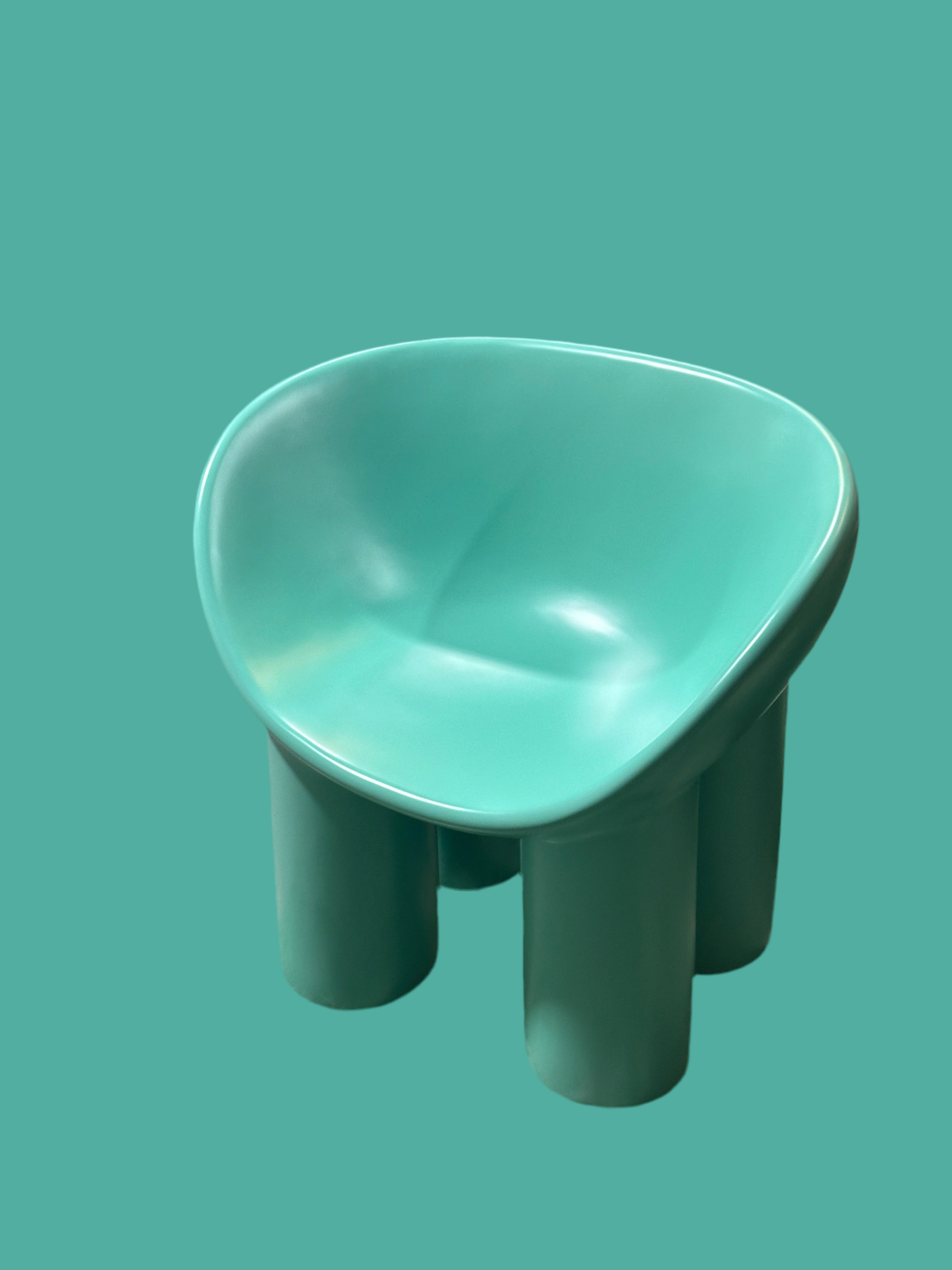 Roly Poly Fiberglass Armchair