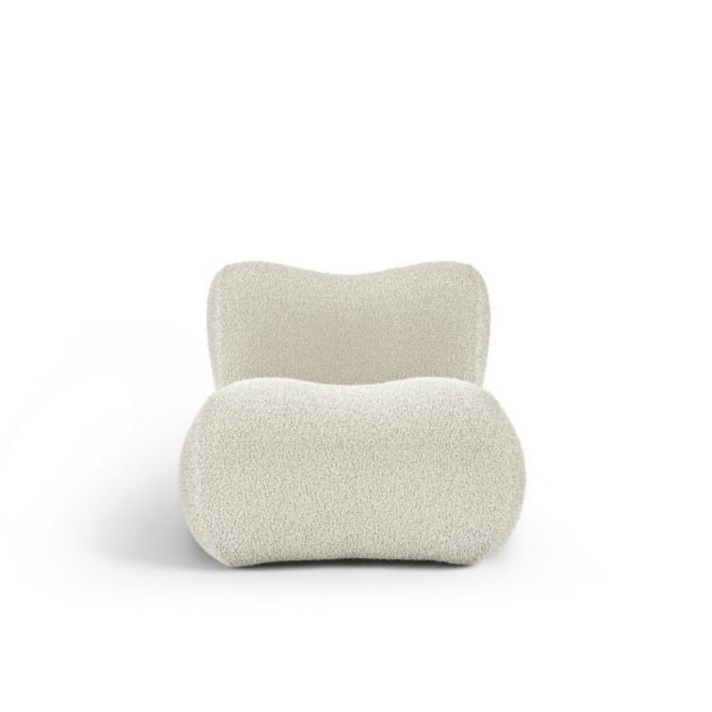 HUBBA Armchair, Ecru Fabric