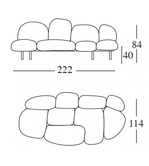 Edra CIPRIA Sofa