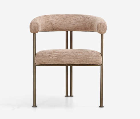 Amelie Chair Mid-Century Modern 3-Legged Barrel Dining Chair