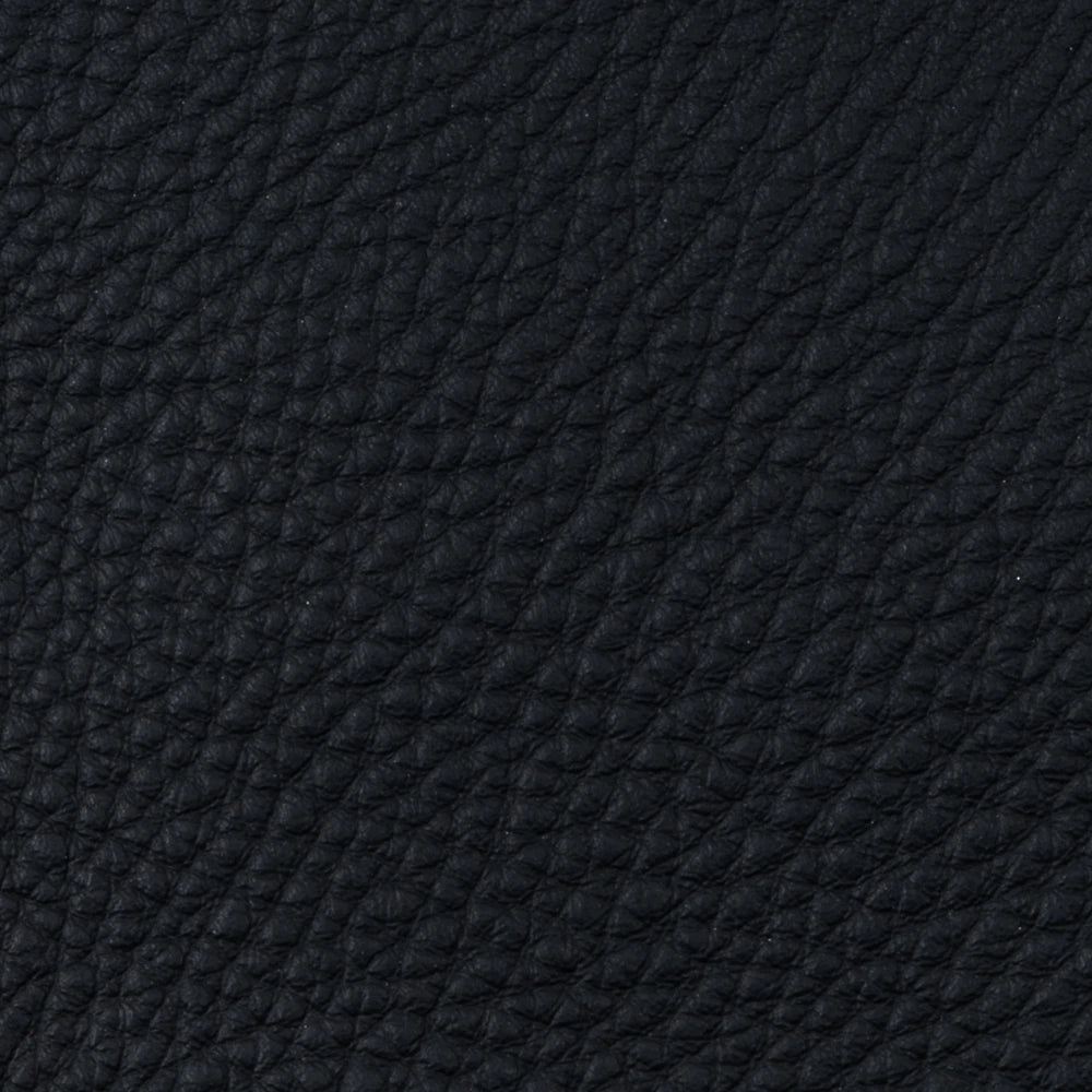 Onyx Black Aniline Leather for Mid-Century Modern Custom Furniture