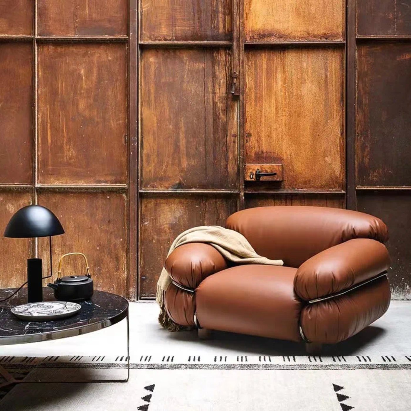 Stylish Gianfranco Frattini Sesann Sofa, an eye-catching piece that defines any room.