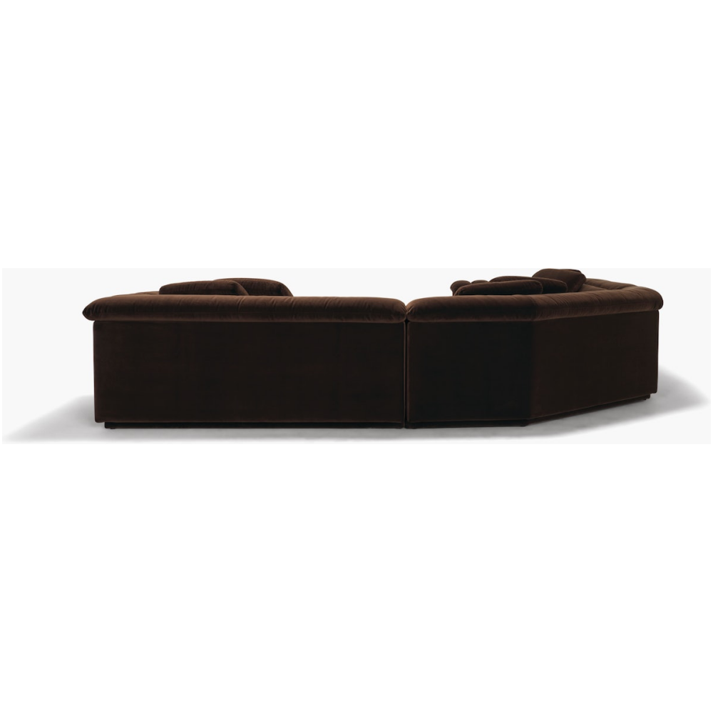 Float Sectional sofa curved