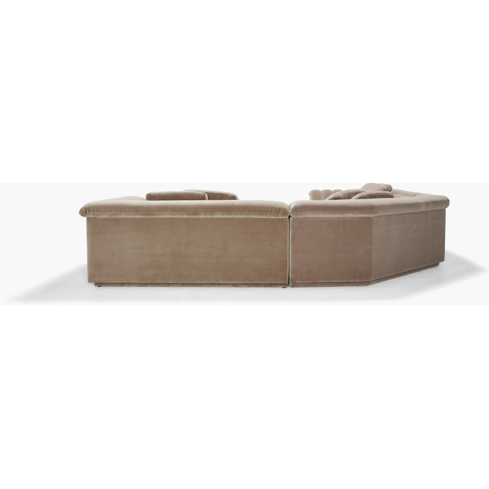 Float Sectional sofa curved