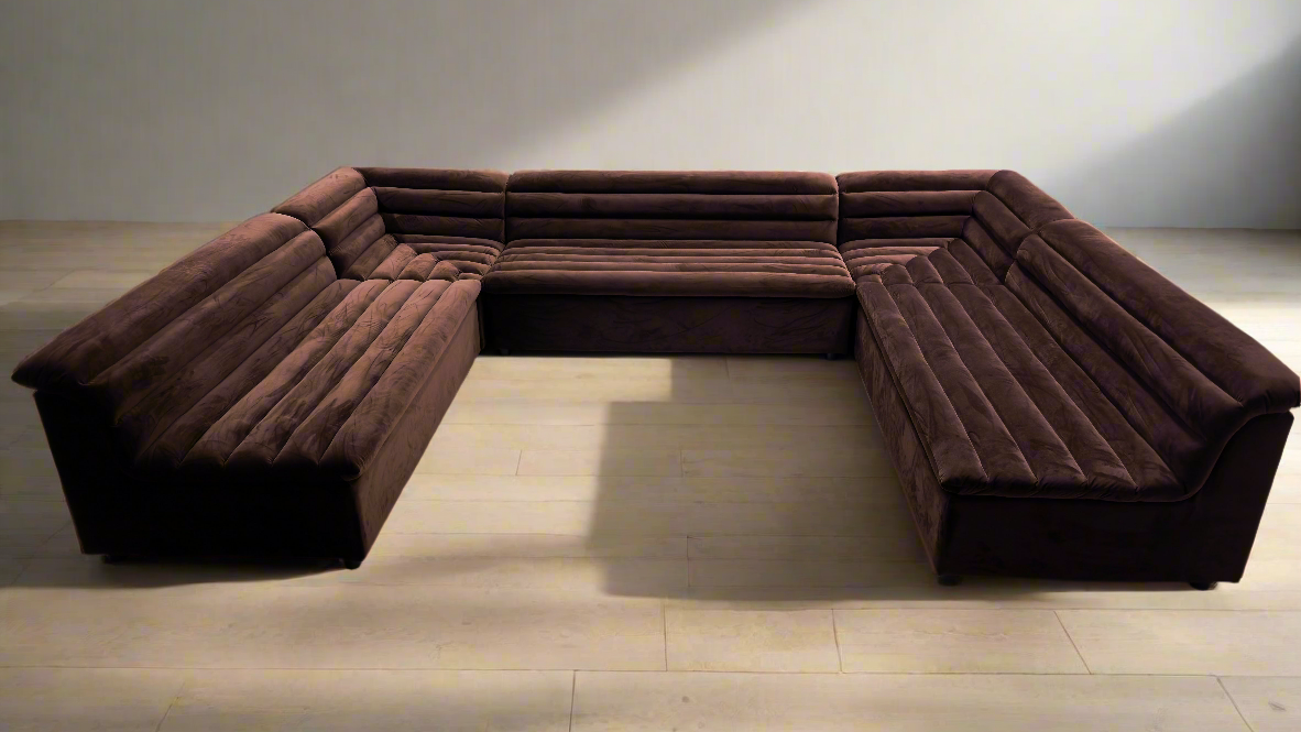 Float Sectional Sofa Square U Shape