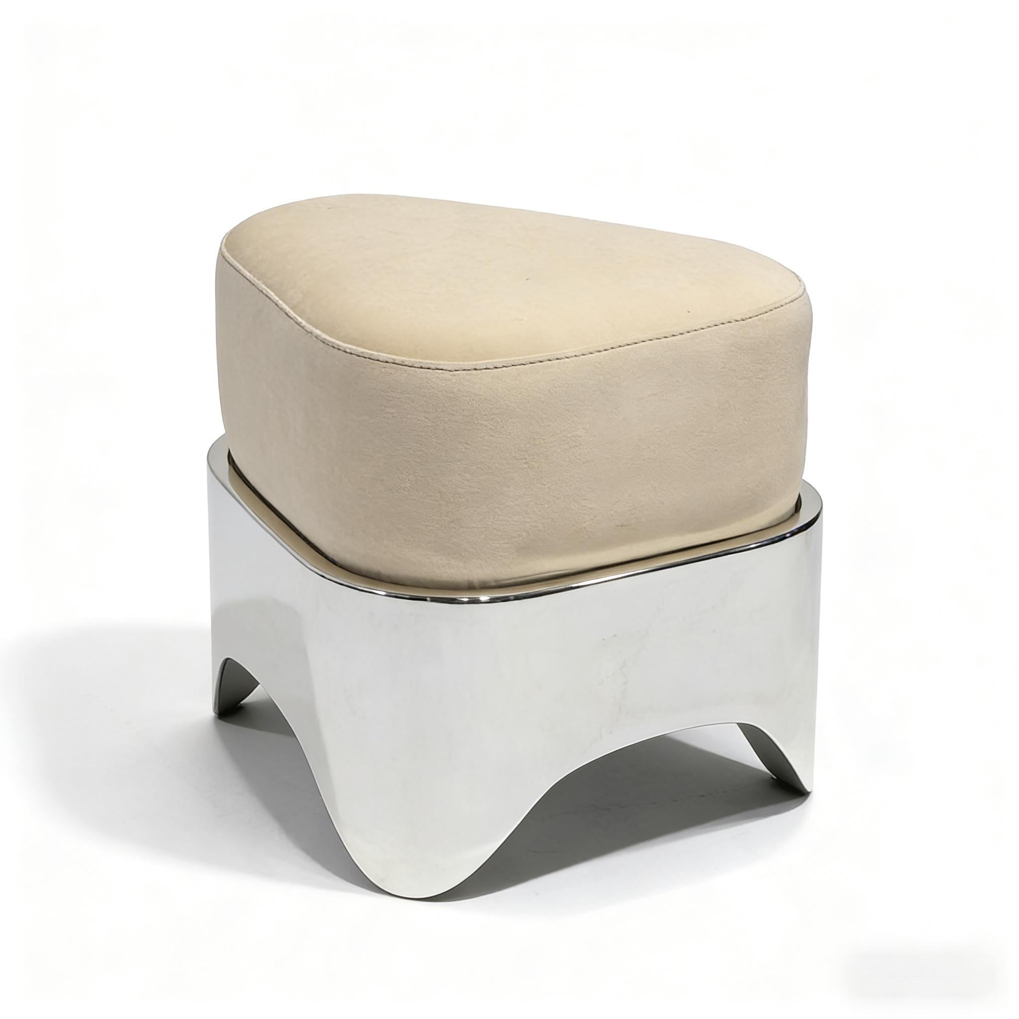 Presley Stool Modern Sculptural Vanity Chair