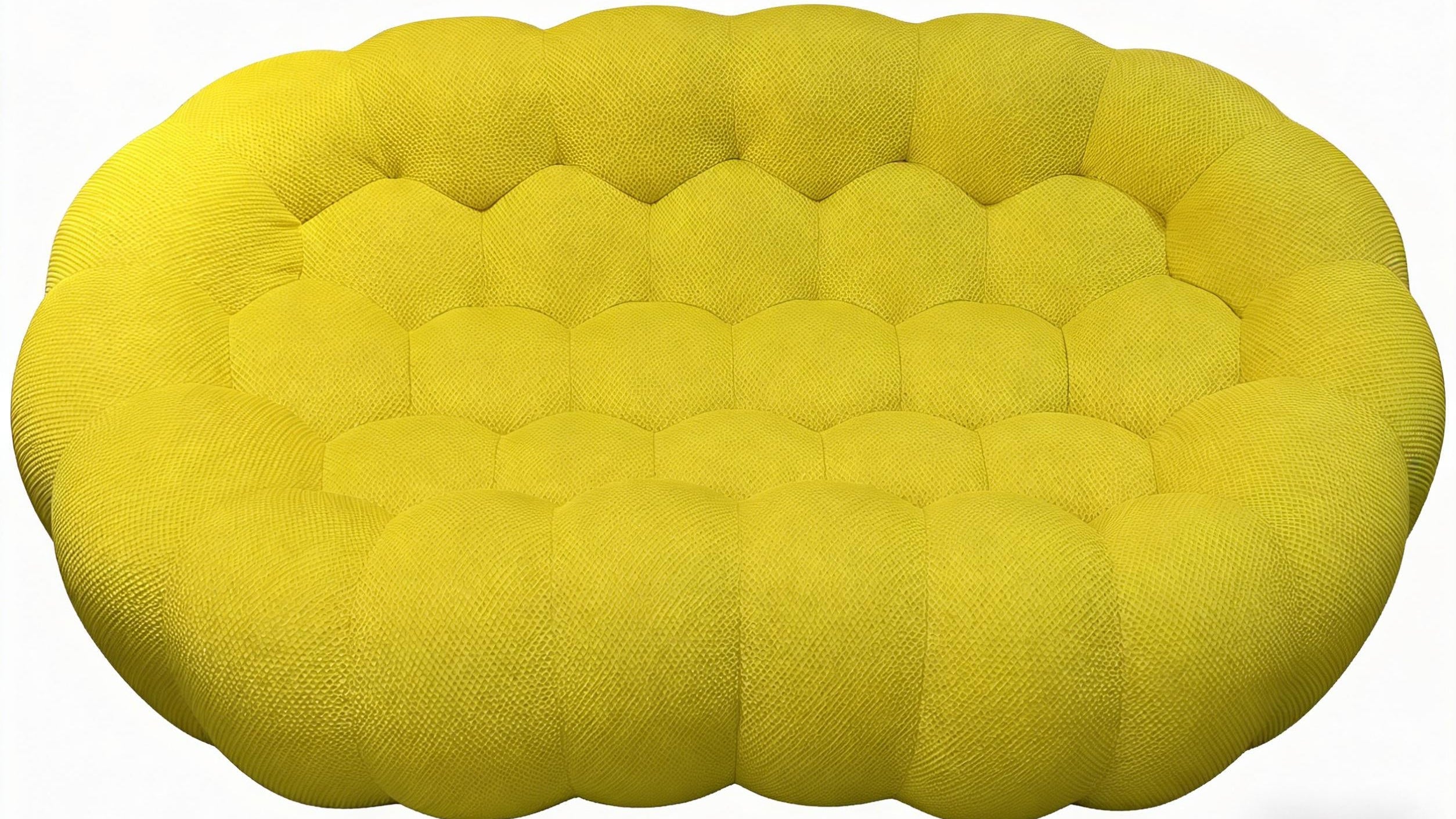 compressed-lemon-yellow-cloud-puff-sofa-front-view-vintara-design