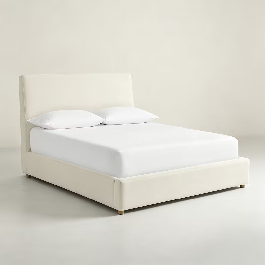 Clyde Upholstered Low Platform Bed