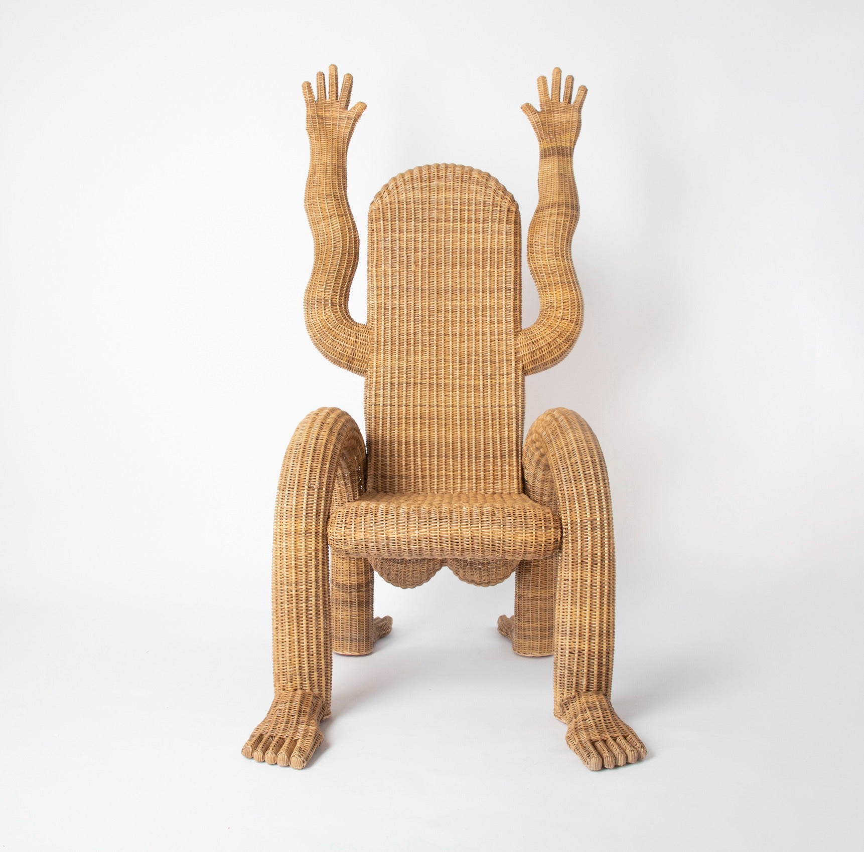 Nalgona Wicker Chair by Vintara Design