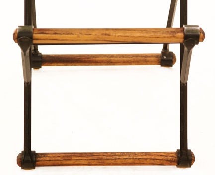 Cleo Baldon Oak & Iron Bar Stool by Vintara Design