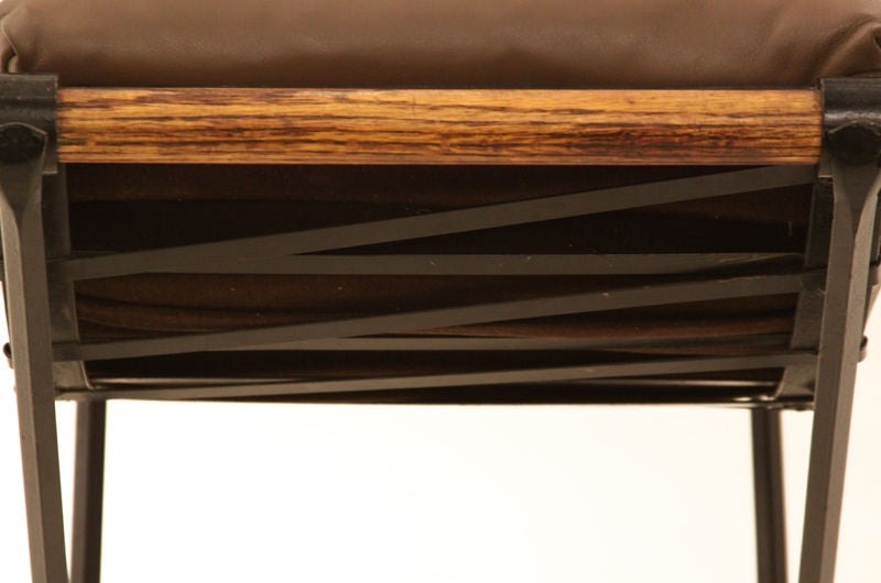 Cleo Baldon Oak & Iron Bar Stool by Vintara Design