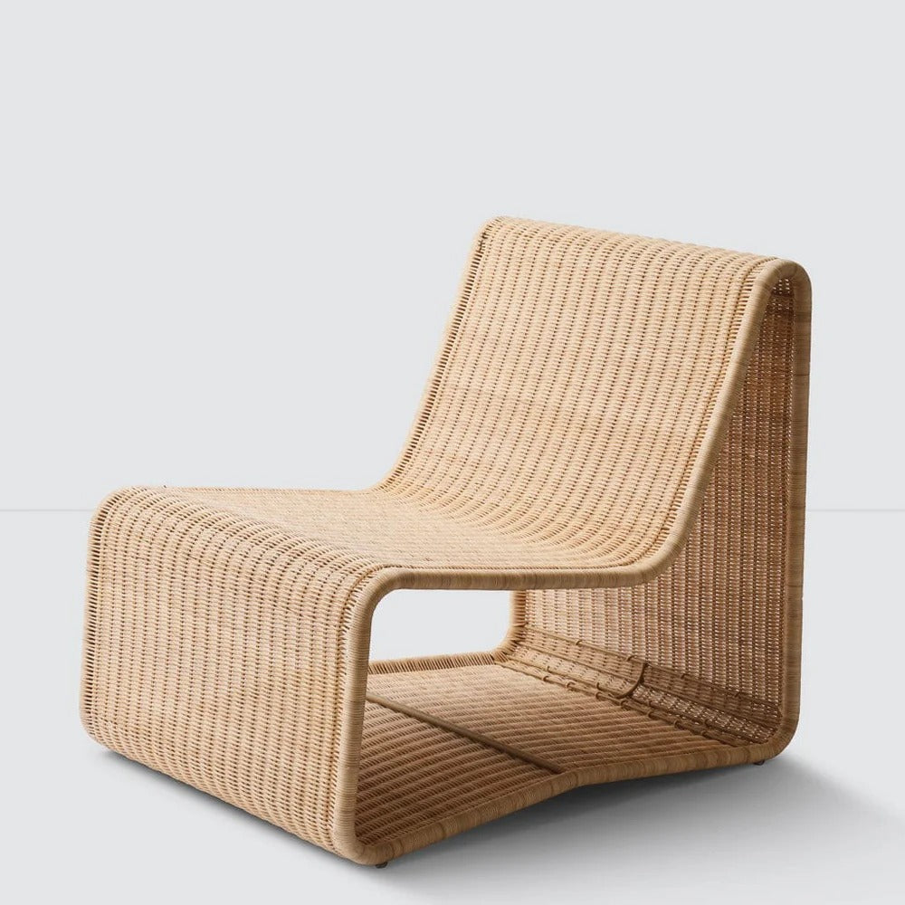 Liang Wicker Lounge Chair by Vintara Design
