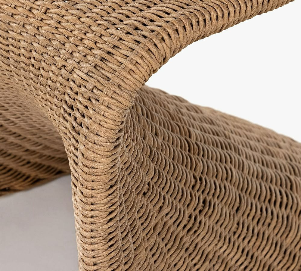 Encinitas Wicker Dining Chair by Vintara Design