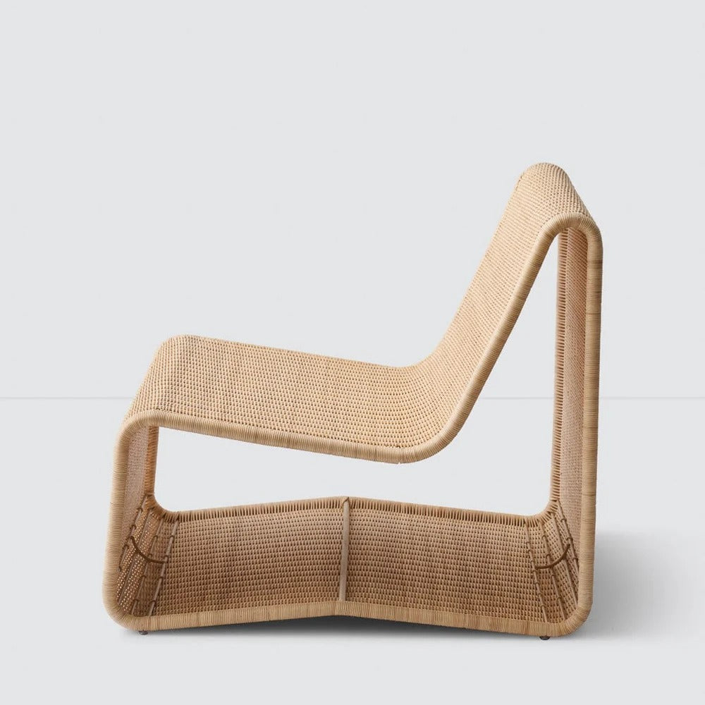 Liang Wicker Lounge Chair by Vintara Design