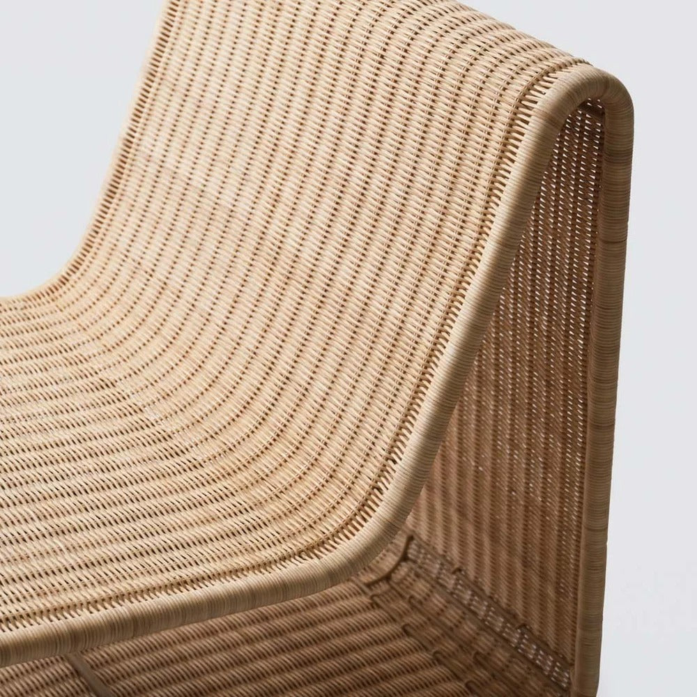Liang Wicker Lounge Chair by Vintara Design