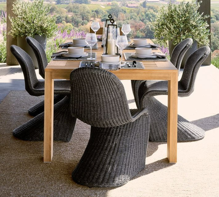 Encinitas Wicker Dining Chair by Vintara Design