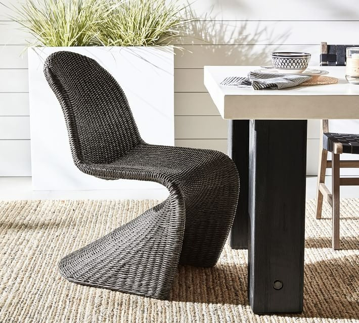 Encinitas Wicker Dining Chair by Vintara Design