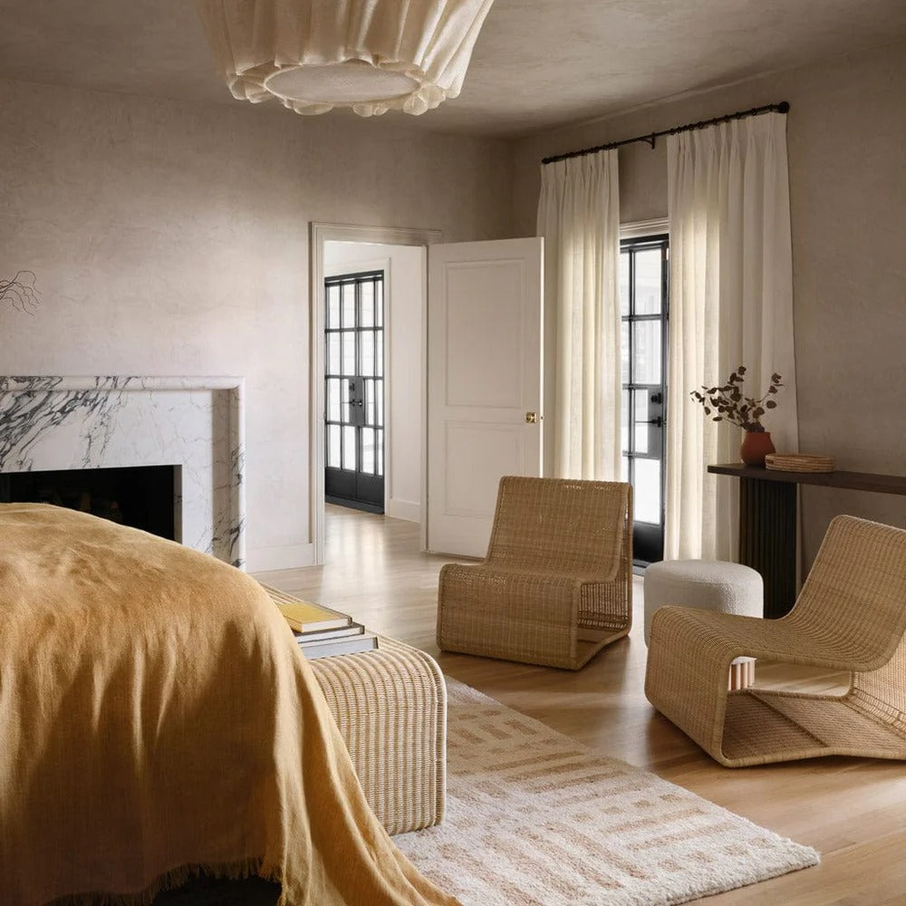 Liang Wicker Lounge Chair by Vintara Design
