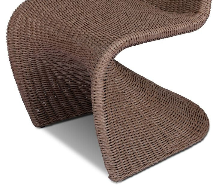 Encinitas Wicker Dining Chair by Vintara Design