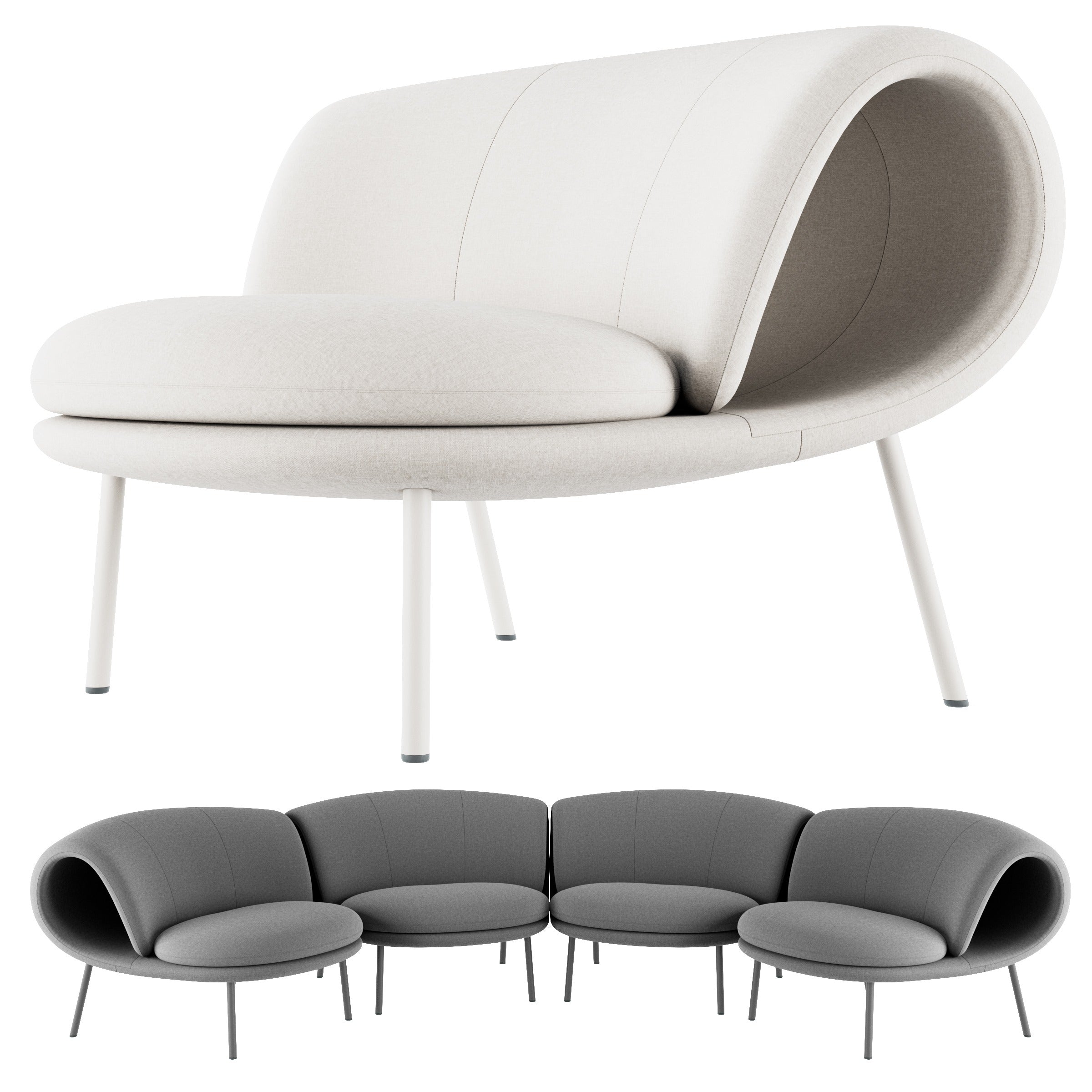 Maki Easy Armchair by Vintara Design